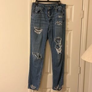 American Eagle Tomgirl jeans, size 12 X-Long